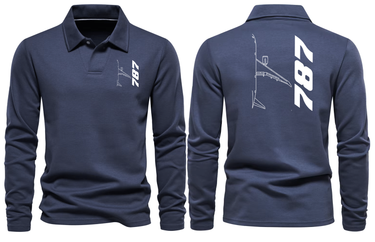 BOEING 787 LONG SLEEVE POLO
